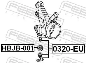 FEBEST Ball Joint (0320-EU)