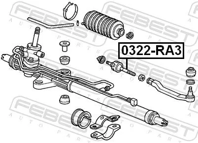 FEBEST Inner Tie Rod (0322-RA3)