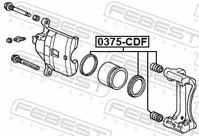 FEBEST Repair Kit, brake caliper (0375-CDF)