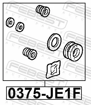 FEBEST Repair Kit, brake caliper (0375-JE1F)