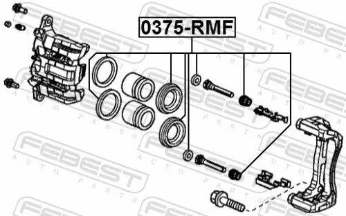 FEBEST Repair Kit, brake caliper (0375-RMF)