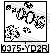 FEBEST Repair Kit, brake caliper (0375-YD2R)