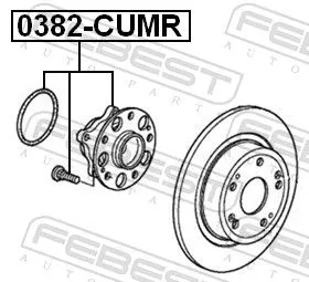FEBEST Wheel Hub (0382-CUMR)