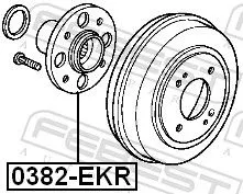 FEBEST Wheel Hub (0382-EKR)