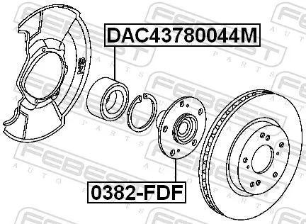 FEBEST Wheel Hub (0382-FDF)