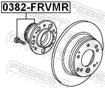 FEBEST Wheel Hub (0382-FRVMR)