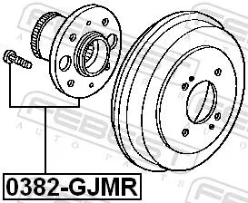 FEBEST Wheel Hub (0382-GJMR)