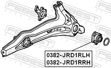 FEBEST Wheel Hub (0382-JRD1RRH)