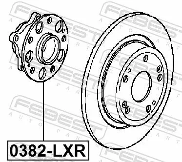 FEBEST Wheel Hub (0382-LXR)