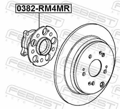 FEBEST Wheel Hub (0382-RM4MR)