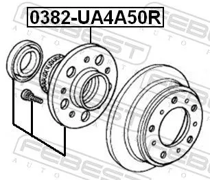 FEBEST Wheel Hub (0382-UA4A50R)