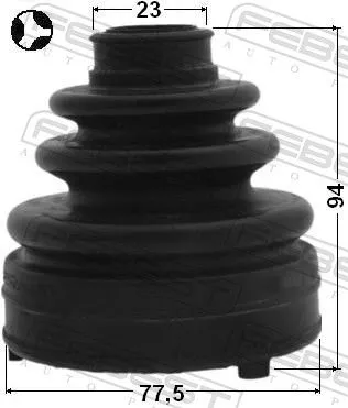FEBEST Bellow, drive shaft (0415-NA4T)