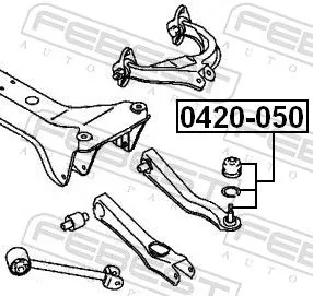 FEBEST Ball Joint (0420-050)