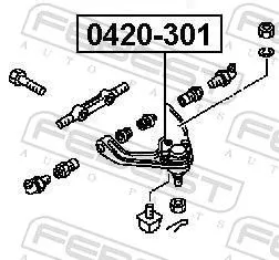 FEBEST Ball Joint (0420-301)