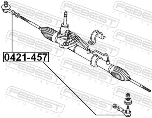 FEBEST Tie Rod End (0421-457)