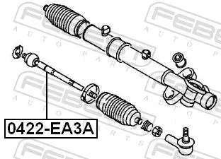 FEBEST Inner Tie Rod (0422-EA3A)
