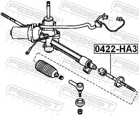 FEBEST Inner Tie Rod (0422-HA3)