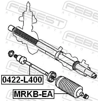 FEBEST Inner Tie Rod (0422-L400)
