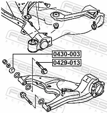 FEBEST Camber Correction Screw (0429-013)