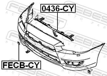 FEBEST Radiator Support (0436-CY)