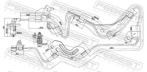 FEBEST Sensor, wheel speed (04606-021)