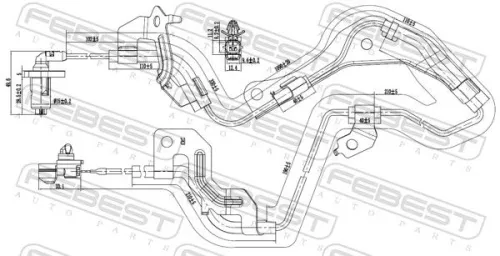 FEBEST Sensor, wheel speed (04606-022)