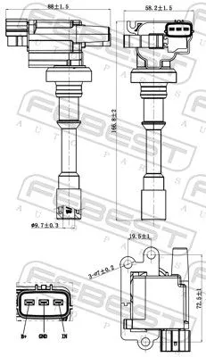 FEBEST Ignition Coil (04640-001)
