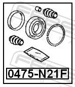 FEBEST Repair Kit, brake caliper (0475-N21F)