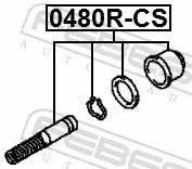 FEBEST Repair Kit, clutch master cylinder (0480R-CS)