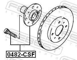FEBEST Wheel Hub (0482-CSF)