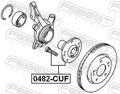 FEBEST Wheel Hub (0482-CUF)