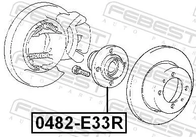 FEBEST Wheel Hub (0482-E33R)