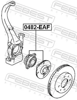 FEBEST Wheel Hub (0482-EAF)