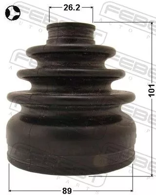 FEBEST Bellow, drive shaft (0515-CX7T)
