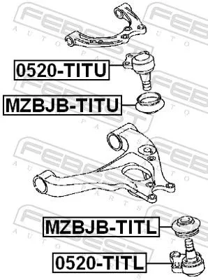 FEBEST Ball Joint (0520-TITL)