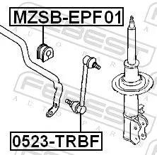 FEBEST Link/Coupling Rod, stabiliser bar (0523-TRBF)