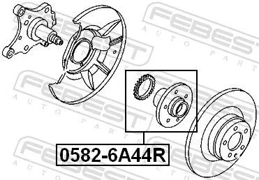 FEBEST Wheel Hub (0582-6A44R)