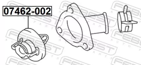 FEBEST Thermostat, coolant (07462-002)