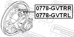 FEBEST Wheel Brake Cylinder (0778-GVTRR)