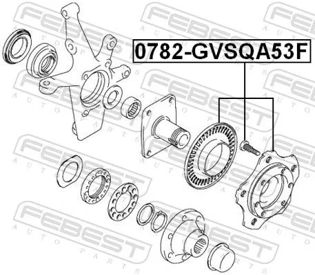 FEBEST Wheel Hub (0782-GVSQA53F)