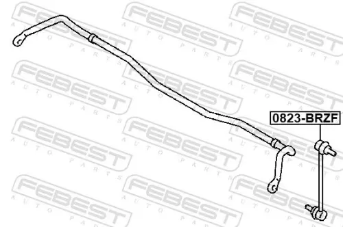 FEBEST Link/Coupling Rod, stabiliser bar (0823-BRZF)