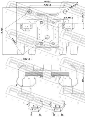 FEBEST Ignition Coil Unit (10640-003)