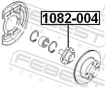 FEBEST Wheel Hub (1082-004)