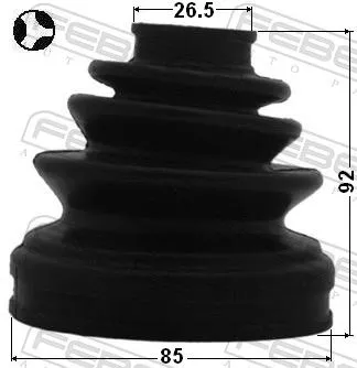 FEBEST Bellow, drive shaft (1215-TUCMTT)