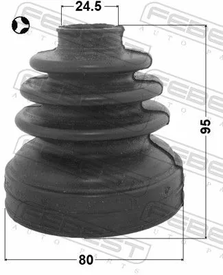 FEBEST Bellow Kit, drive shaft (1215-YFT)