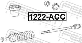 FEBEST Inner Tie Rod (1222-ACC)