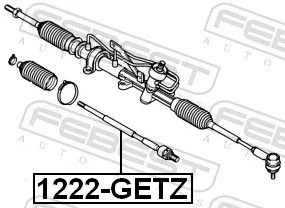 FEBEST Inner Tie Rod (1222-GETZ)