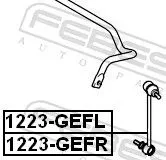 FEBEST Link/Coupling Rod, stabiliser bar (1223-GEFR)