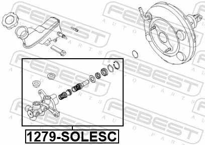 FEBEST Brake Master Cylinder (1279-SOLESC)