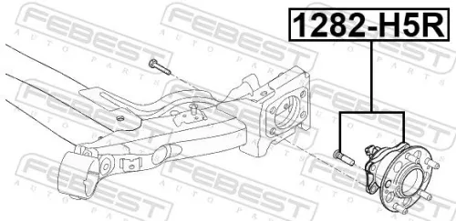 FEBEST Wheel Hub (1282-H5R)